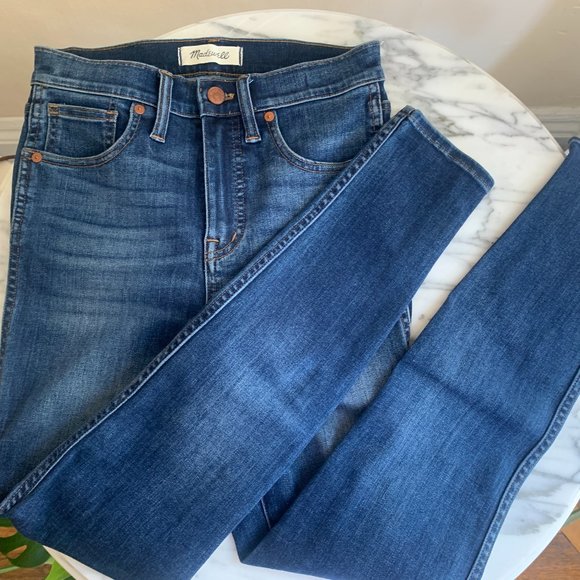 Madewell 10" High-Rise Skinny Jeans in Danny Wash: size 26 - Picture 3 of 5